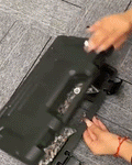 PISTOLA REMACHADORA CON 50 CLAVOS