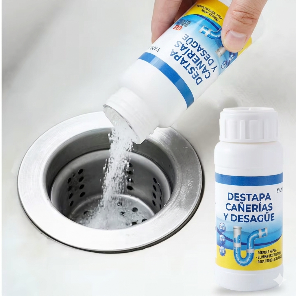 Destapador De Drenage y Cañeria 110 Grs